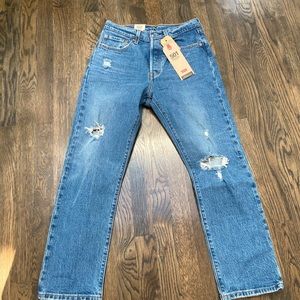NWT Levi’s 501 crop